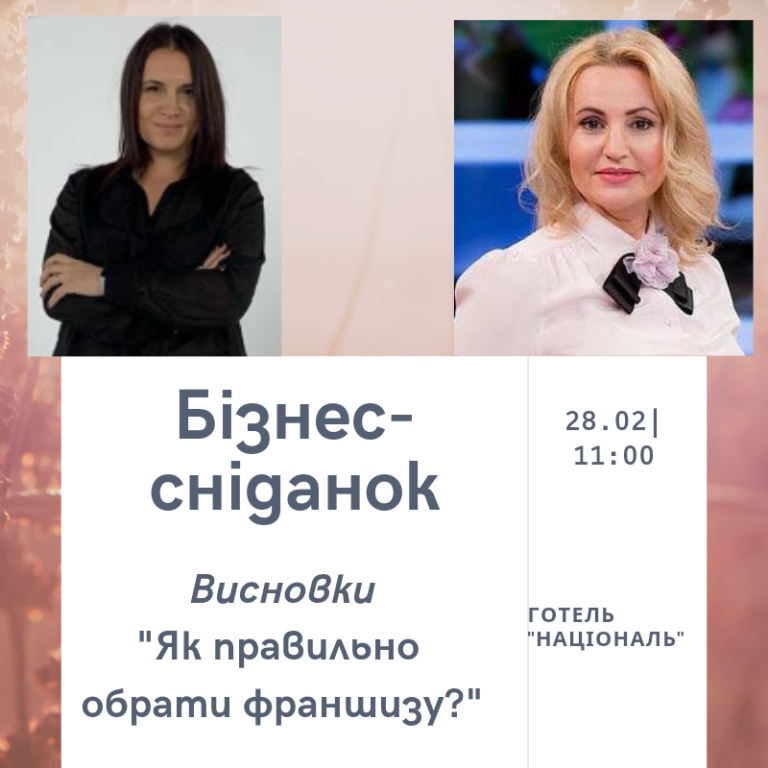 Підсумки першого бізнес сніданку